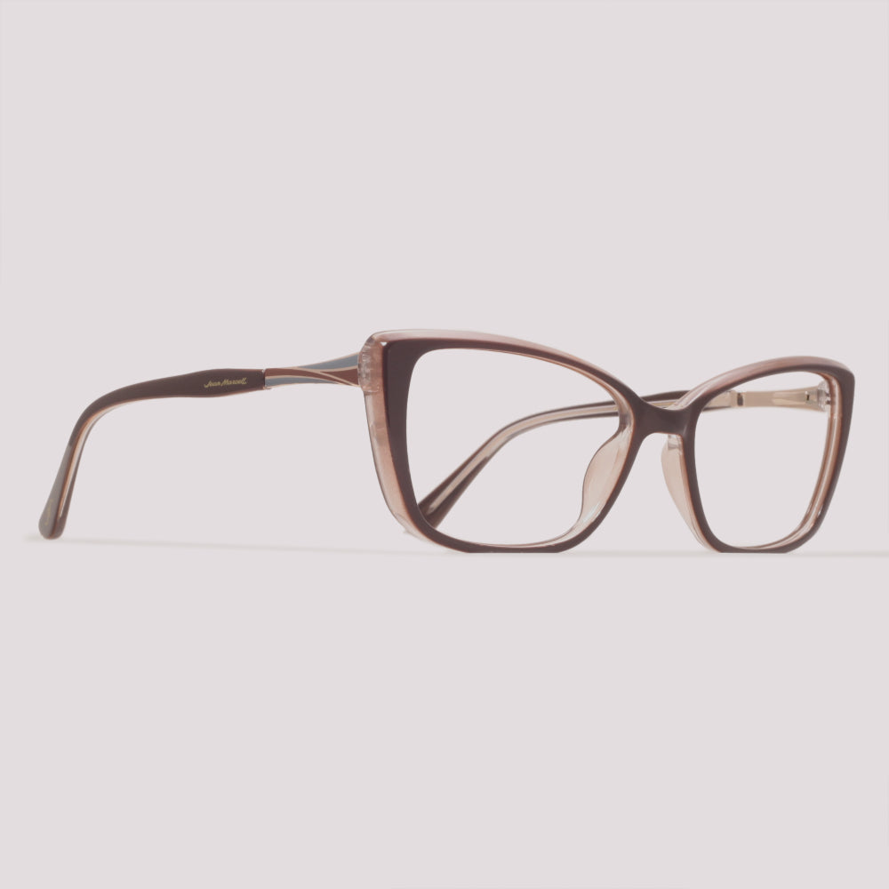 Jean Marcell JM4005 G02 Marrom Brilho - Grau - 53 mm