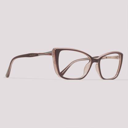 Jean Marcell JM4005 G02 Marrom Brilho - Grau - 53 mm