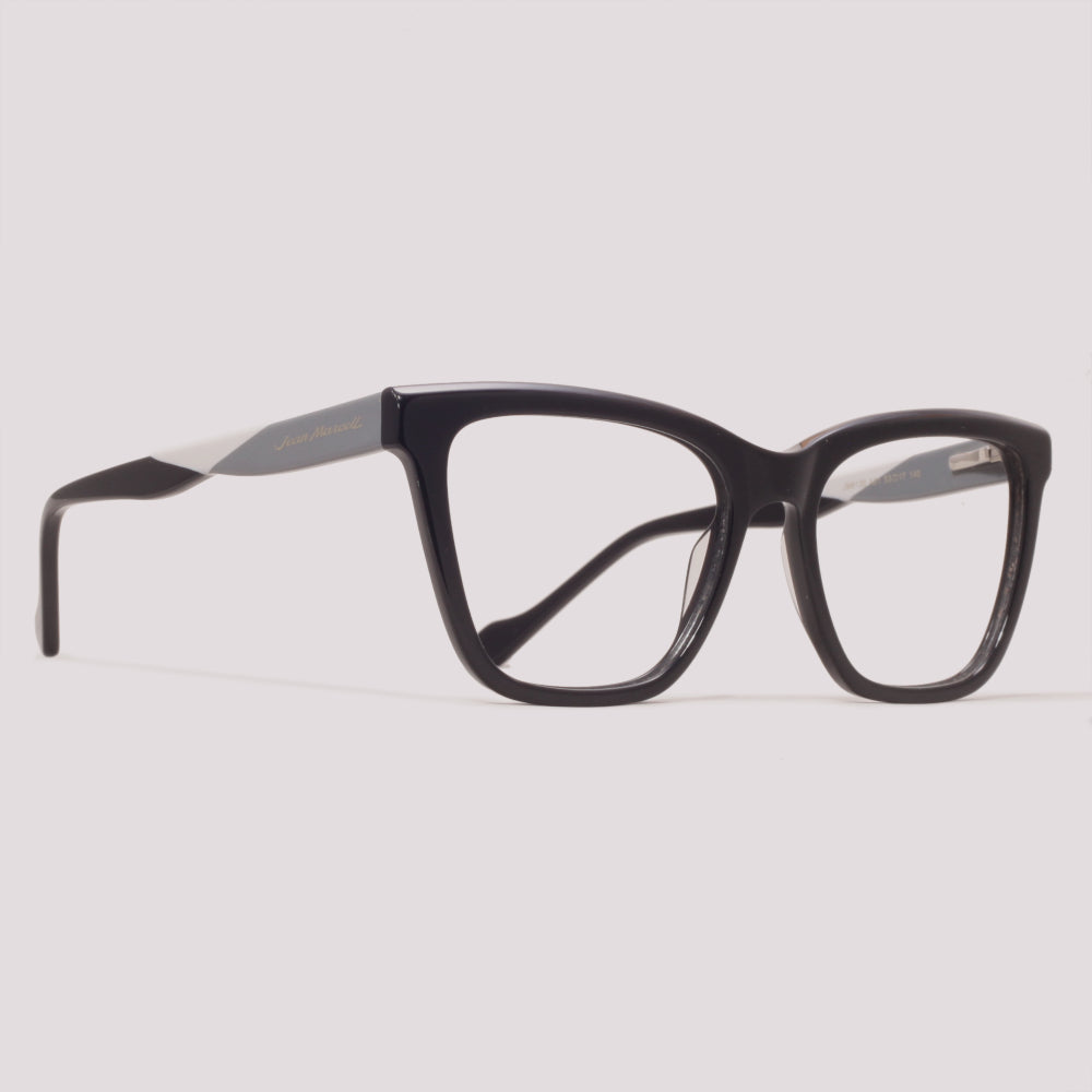 Jean Marcell JM6130 A01 Preto Brilho - Grau - 53 mm