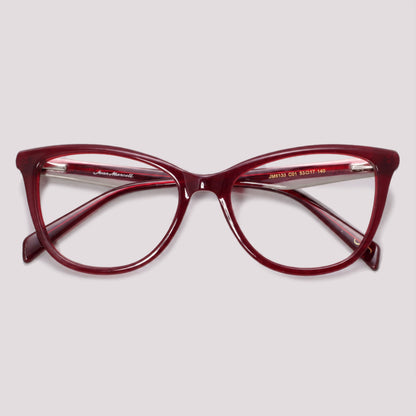 Jean Marcell JM6133 C01 Vermelho Brilho - Grau - 53 mm