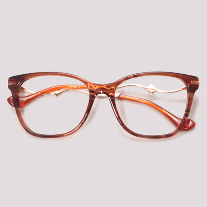 Ana Hickmann Lana 2 G23 Marrom Mesclado - Grau - 52 mm