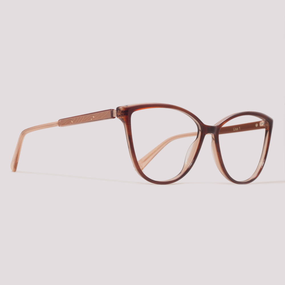 Ana Hickmann Lisa 1 G22 Marrom Mesclado - Grau - 56 mm