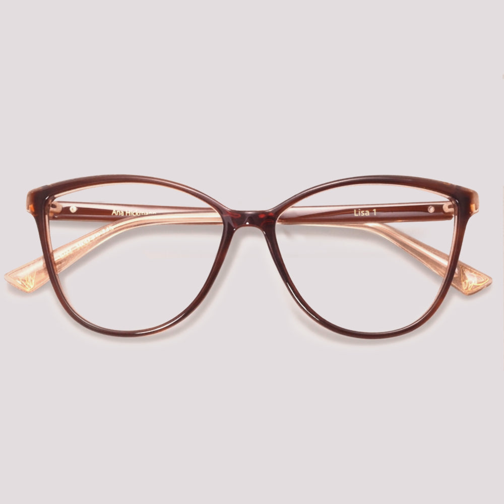 Ana Hickmann Lisa 1 G22 Marrom Mesclado - Grau - 56 mm