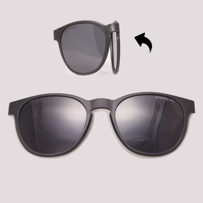 Speedo SP7085C Clip on Dobrável H13P Preto Degradê Preto Polarizado - Grau - 50 mm