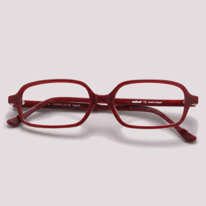 Colcci Ava Vinho Brilho Cinza - Sol - 54 mm