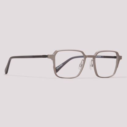 Evoke Clip on Club 02BN Cinza Fosco e Preto Translucido Preto - Grau - 52 mm