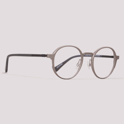 Evoke Clip on Noir 02BN Cinza Fosco Preto - Grau - 51 mm
