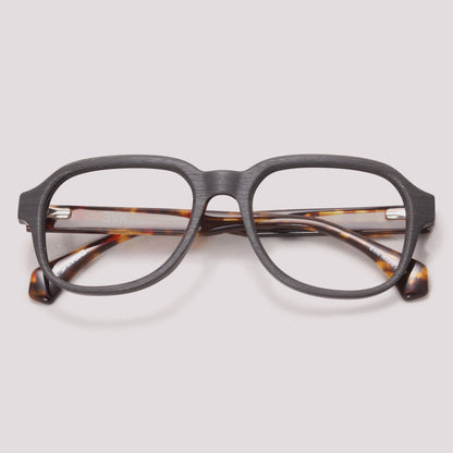 Evoke EVK RX86 A02 Preto Fosco e Marrom Mesclado - Grau - 53 mm