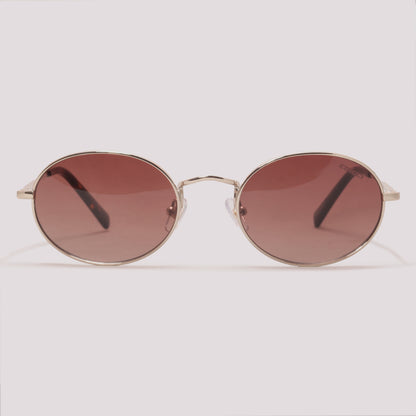 Colcci C0300 Dourado Brilho e Marrom Mesclado Marrom Degradê - Sol - 53 mm