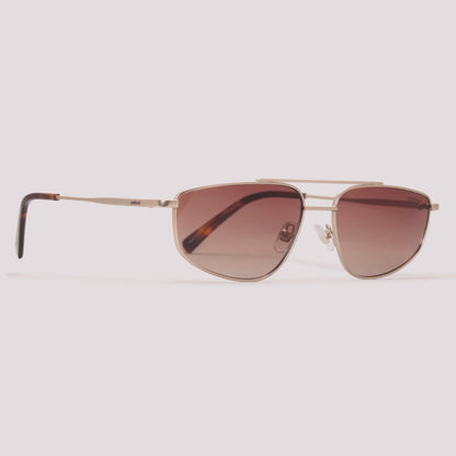 Colcci C0308 Dourado Fosco Marrom Degradê - Sol - 57 mm