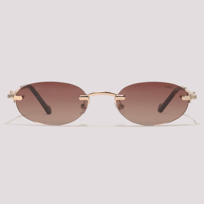 Colcci C0309 Dourado Brilho Marrom Degradê - Sol - 56 mm