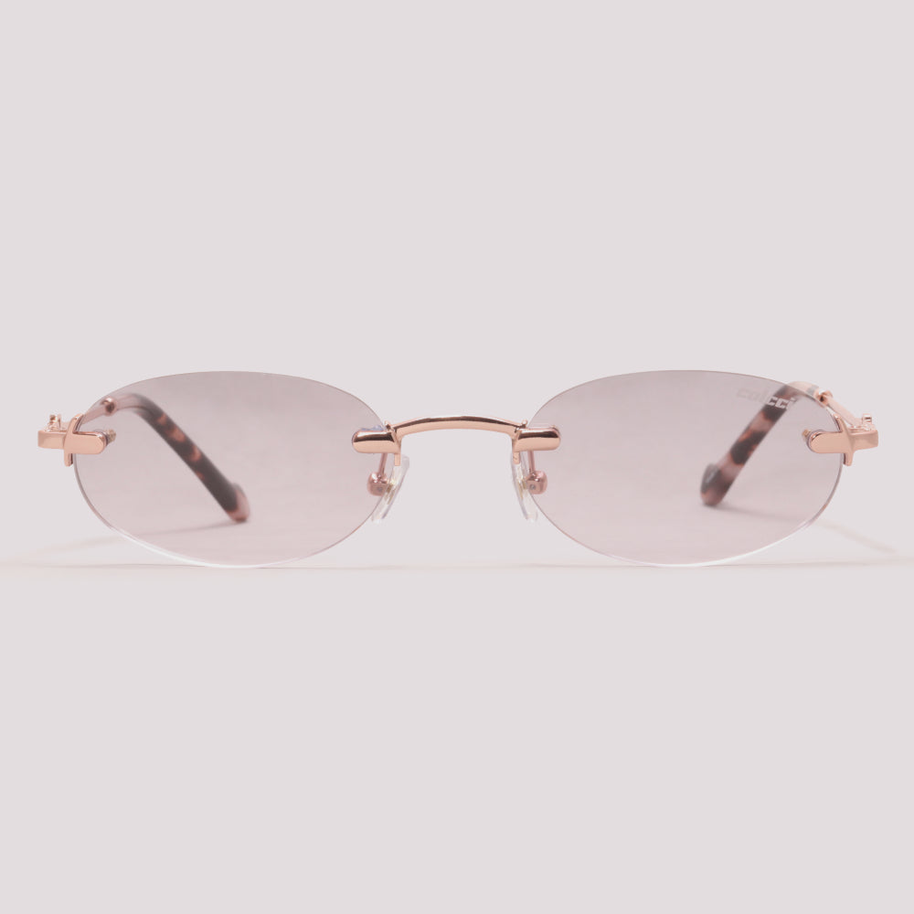 Colcci C0309 Rosê Brilho Azul e Rosa Degradê - Sol - 56 mm