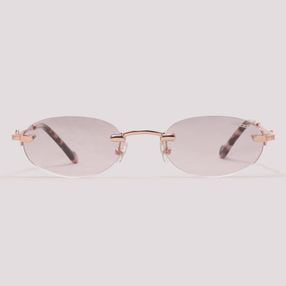 Colcci C0309 Rosê Brilho Azul e Rosa Degradê - Sol - 56 mm