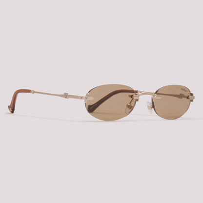 Colcci C0309 Dourado Fosco Marrom - Sol - 56 mm