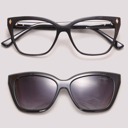 Colcci Bandy 9 Clip on Preto Brilho - Grau - 54 mm