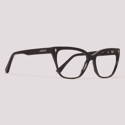 Colcci Bandy 9 Clip on Preto Brilho - Grau - 54 mm