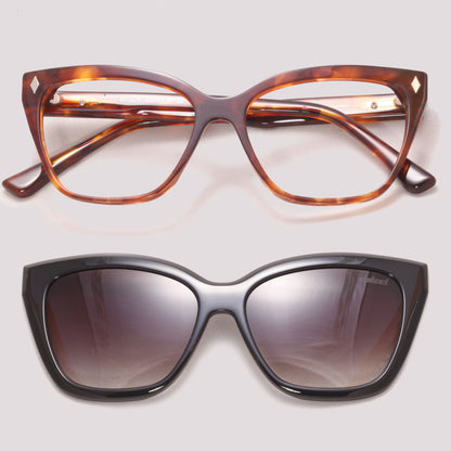 Colcci Bandy 9 Clip on Marrom Mesclado - Grau - 54 mm