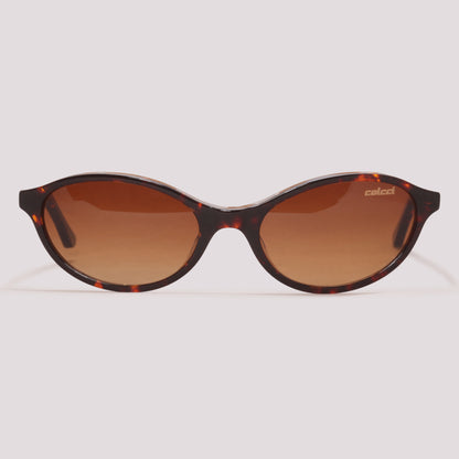 Colcci Charlotte Sun Marrom Mesclado Brilho Marrom Degradê - Sol - 53 mm
