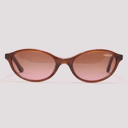 Colcci Charlotte Sun Marrom Translúcido Marrom Degradê - Sol - 53 mm