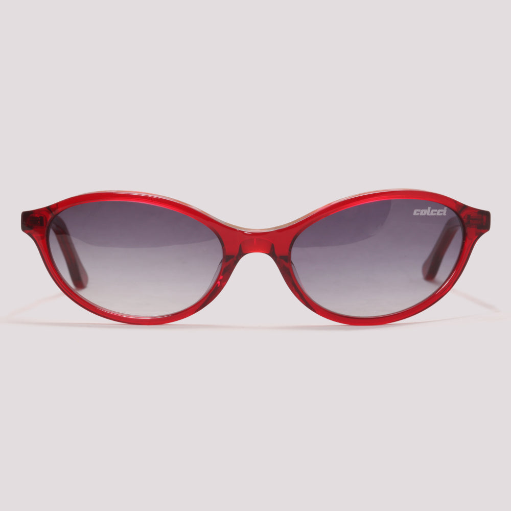 Colcci Charlotte Sun Vermelho Translúcido Preto Degradê - Sol - 53 mm