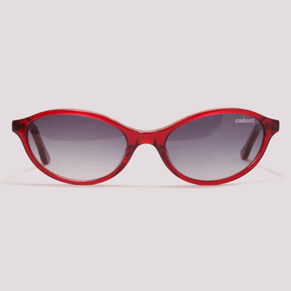Colcci Charlotte Sun Vermelho Translúcido Preto Degradê - Sol - 53 mm