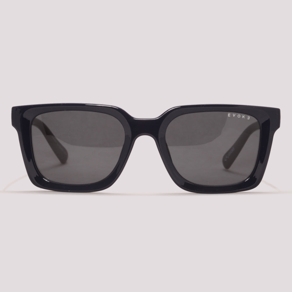 Evoke For You DS108 D01 Azul Brilho Preto - Sol - 53 mm