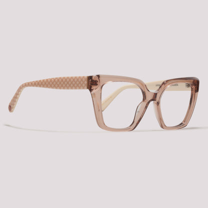 Anima Sou Lendária N02 Marrom Translucido e Nude - Grau - 53 mm