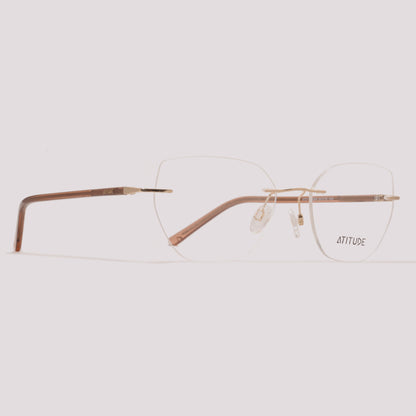 Atitude AT2179 04A Dourado e Marrom - Grau - 54 mm