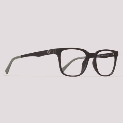 Atitude Attach Campus Clip on A11P Preto Fosco Preto Polarizado - Grau -  50 mm