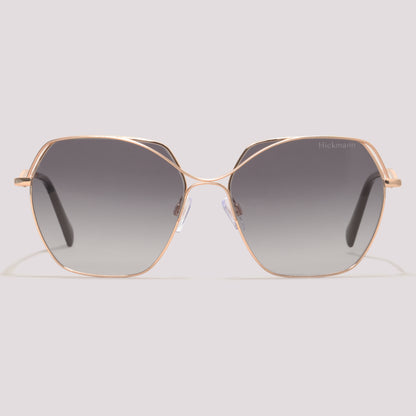 Hickmann Azaleia 11 04A Dourado Brilho Preto Degradê - Sol - 58 mm