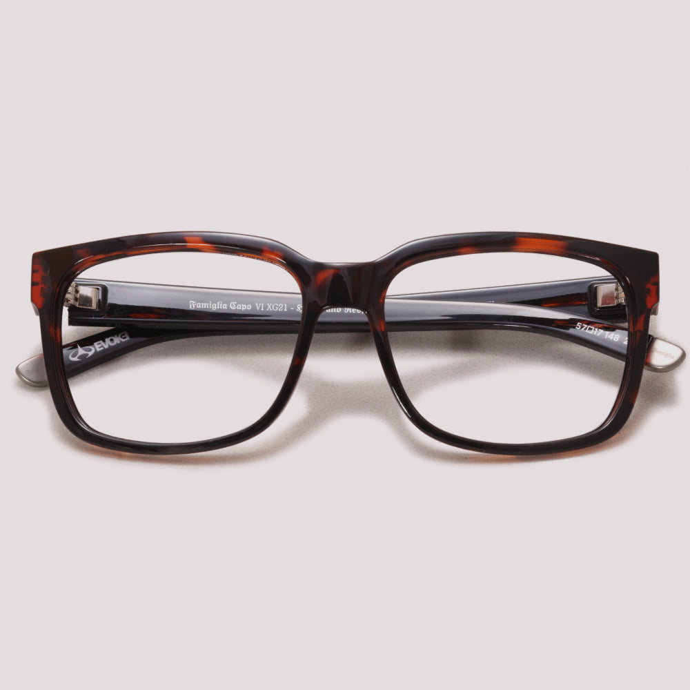 Evoke Capo VI XG21 Preto e Marrom Mesclado Brilho - Grau - 57 mm