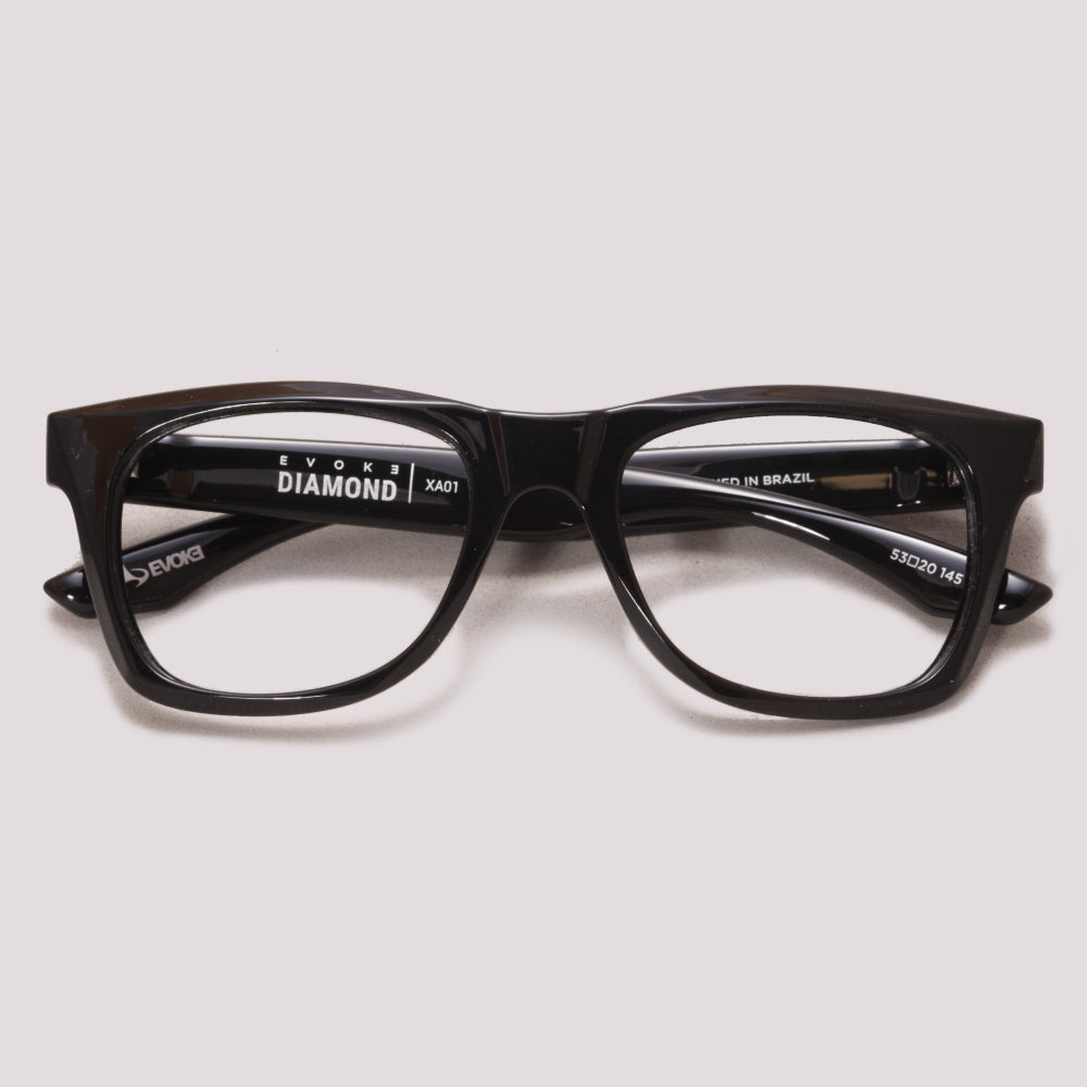 Evoke Diamond XA01 Preto Brilho - Grau -  53 mm