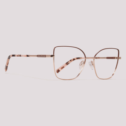 Jean Marcell JM1066 01A Dourado e Marrom - Grau - 55 mm