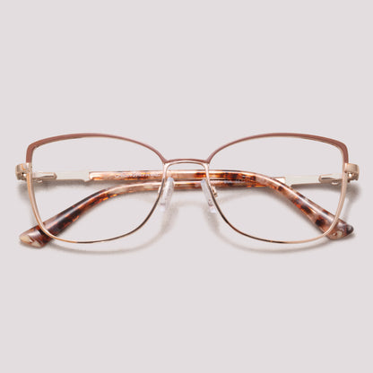 Jean Marcell JM1067 01A Dourado e Marrom - Grau - 55 mm