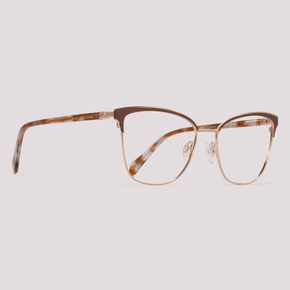 Jean Marcell JM1070 01A Dourado e Marrom - Grau - 54 mm