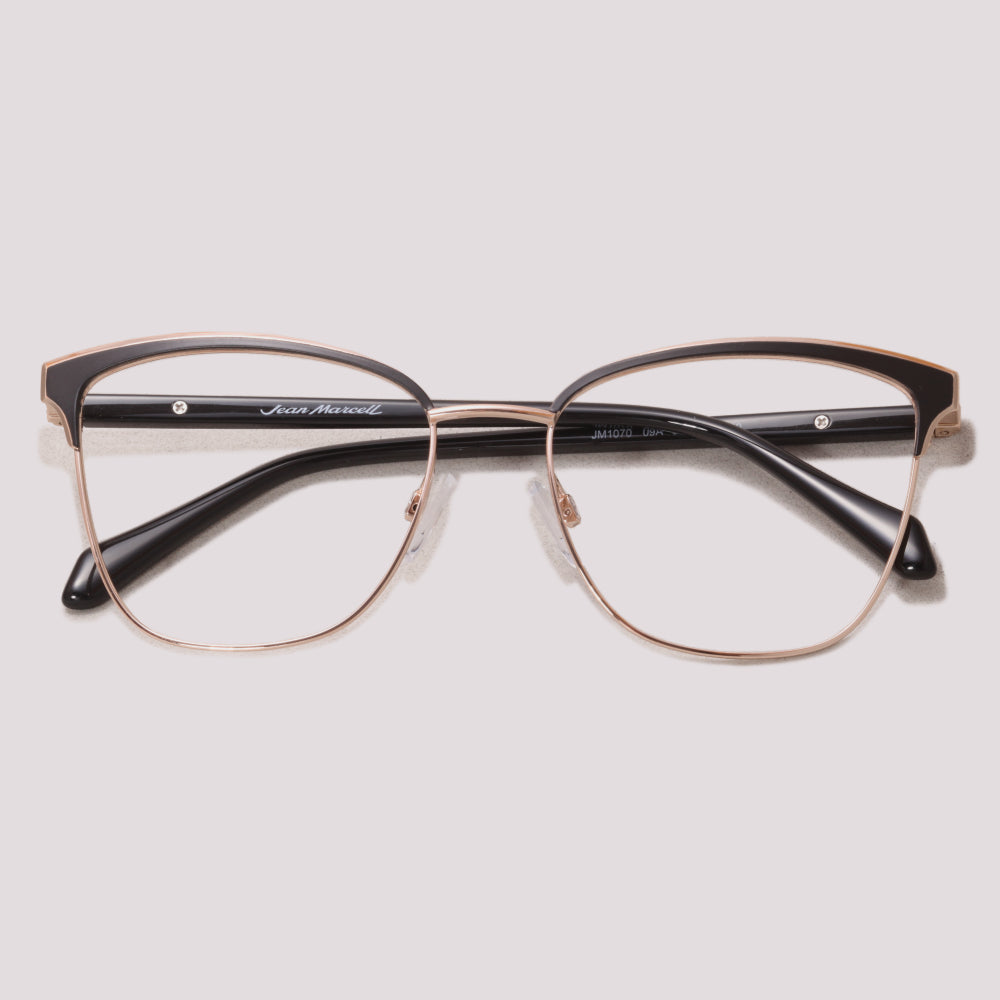 Jean Marcell JM1070 09A Dourado e Preto - Grau - 54 mm