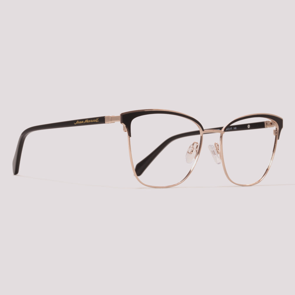 Jean Marcell JM1070 09A Dourado e Preto - Grau - 54 mm