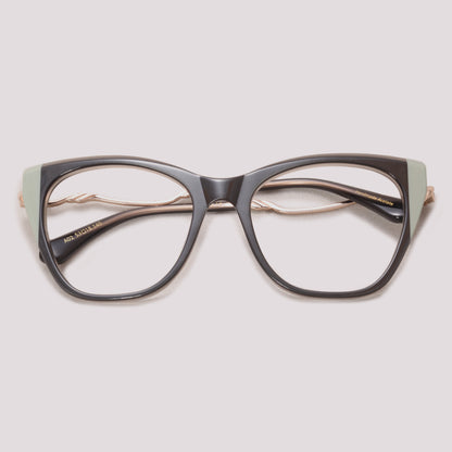 Ana Hickmann Mari 14 G02 Marrom e Dourado - Grau - 51 mm