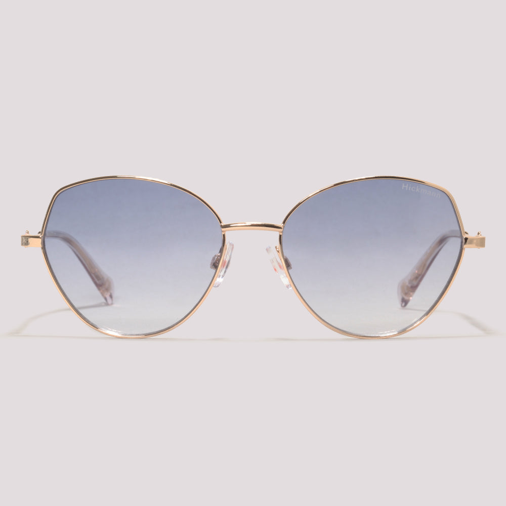 Hickmann Rosa 3 04C Dourado Brilho Azul Degradê - Sol - 55 mm