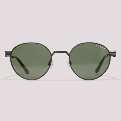 Evoke Shelby 05 09BP Preto Fosco Verde Polarizado - Sol - 52 mm