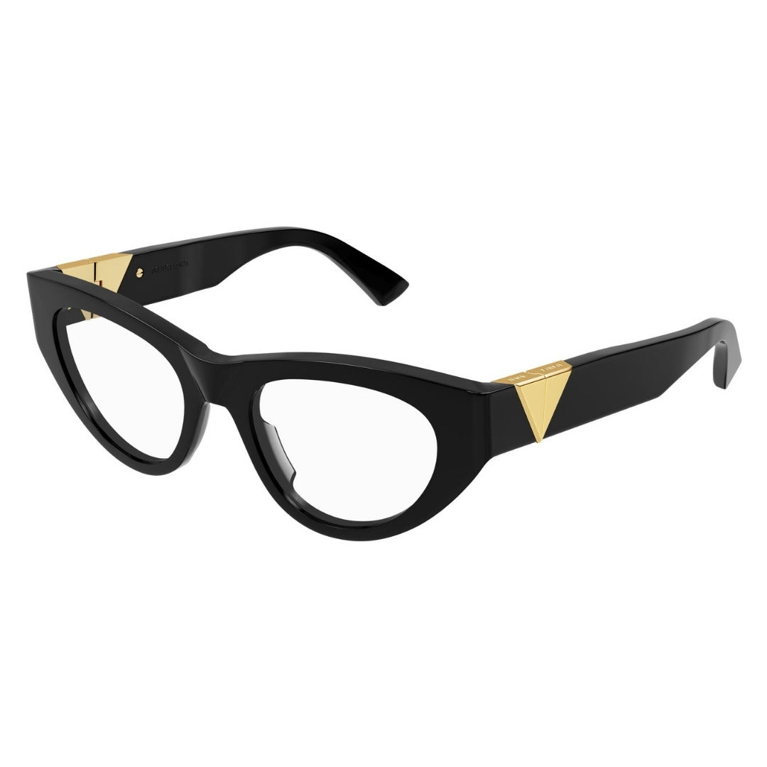 Bottega Veneta BV1179O 001 Preto Brilho - Grau - 51 mm