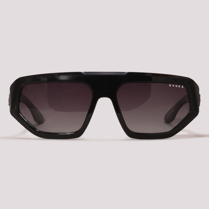Evoke Flat Diamond A01P Preto Brilho Preto Degradê Polarizado - Sol - 60 mm