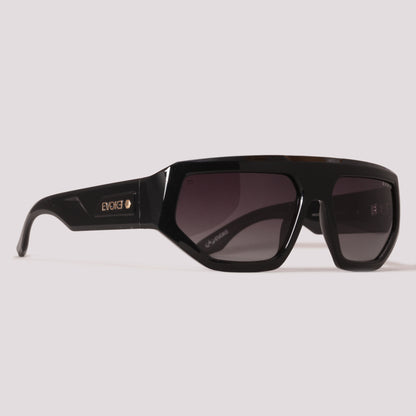 Evoke Flat Diamond A01P Preto Brilho Preto Degradê Polarizado - Sol - 60 mm