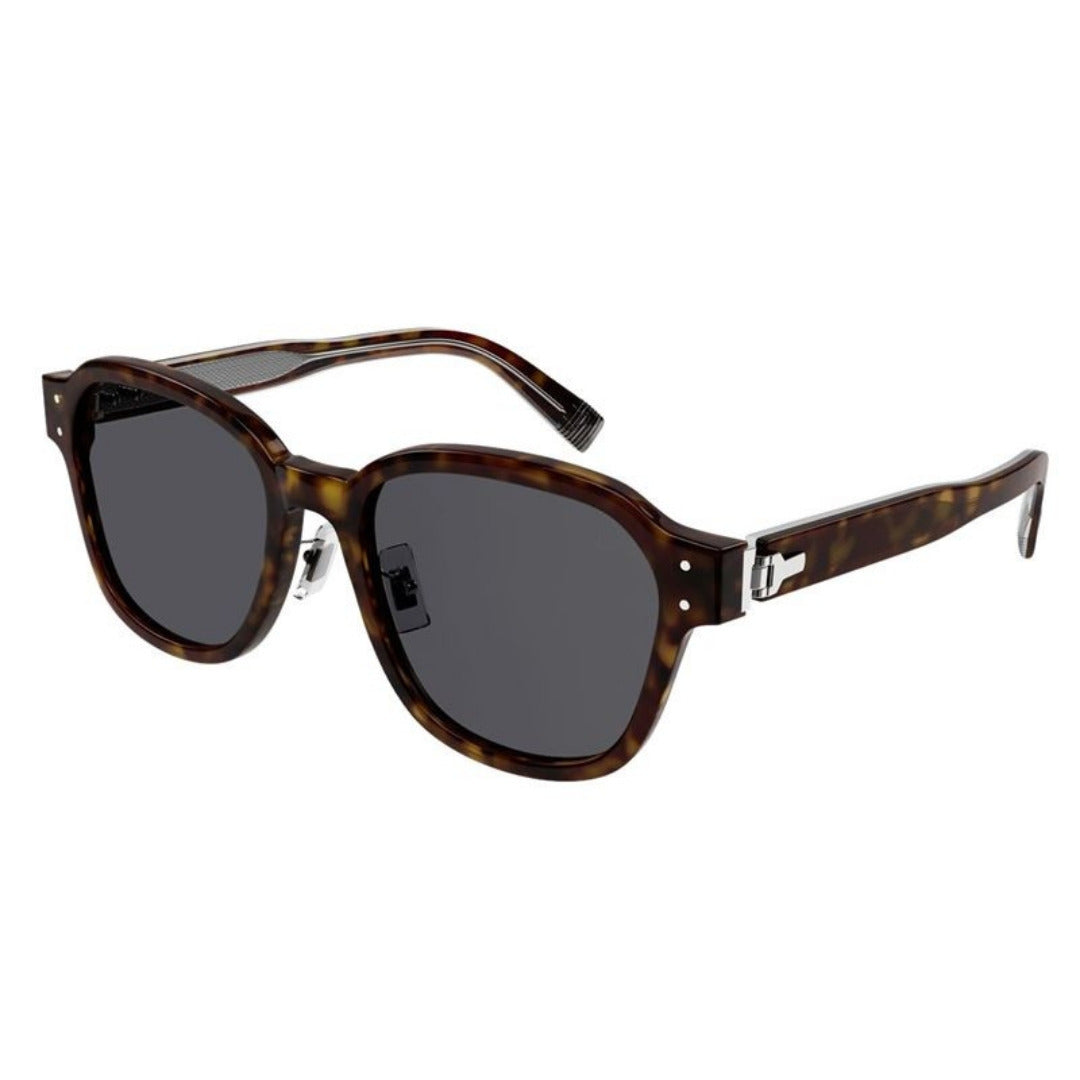 Dunhill DU0046SA 002 Marrom Mesclado Preto - Sol - 56 mm