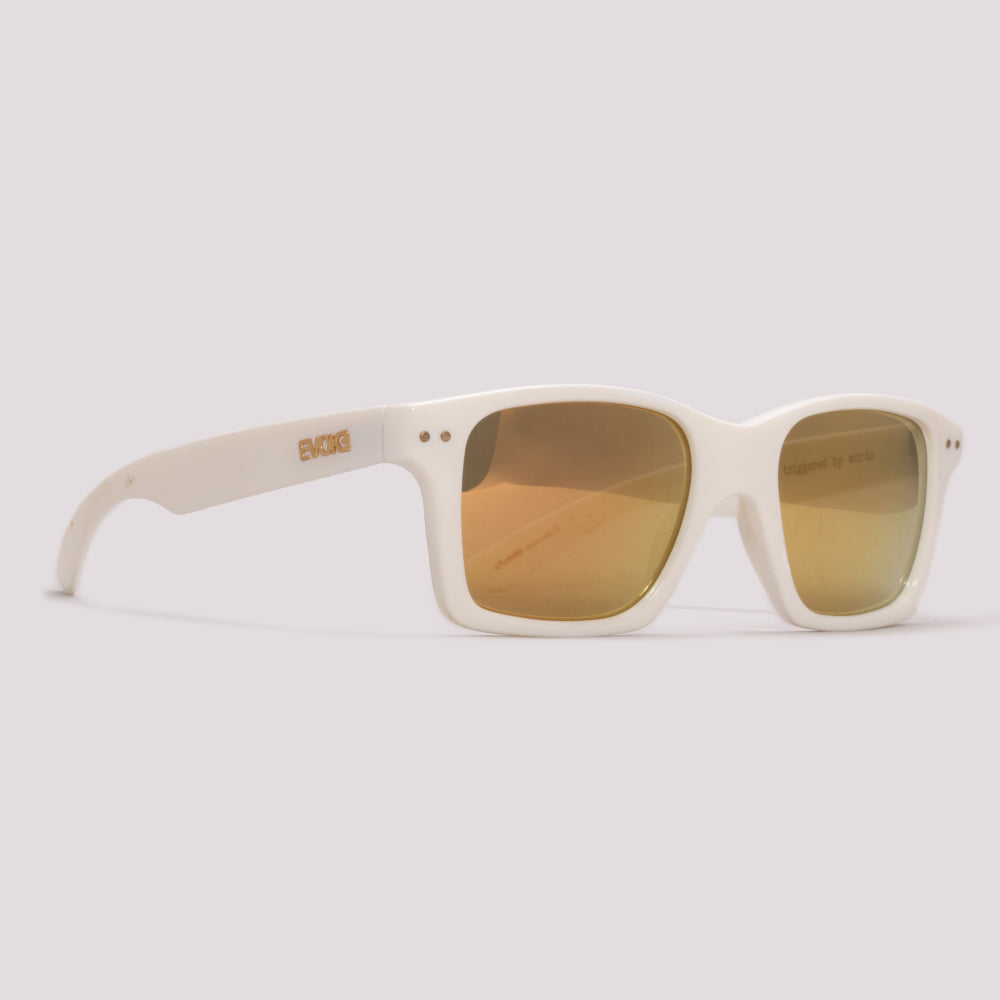 Evoke Trigger White Shine Gold Espelhado - Sol - 47 mm
