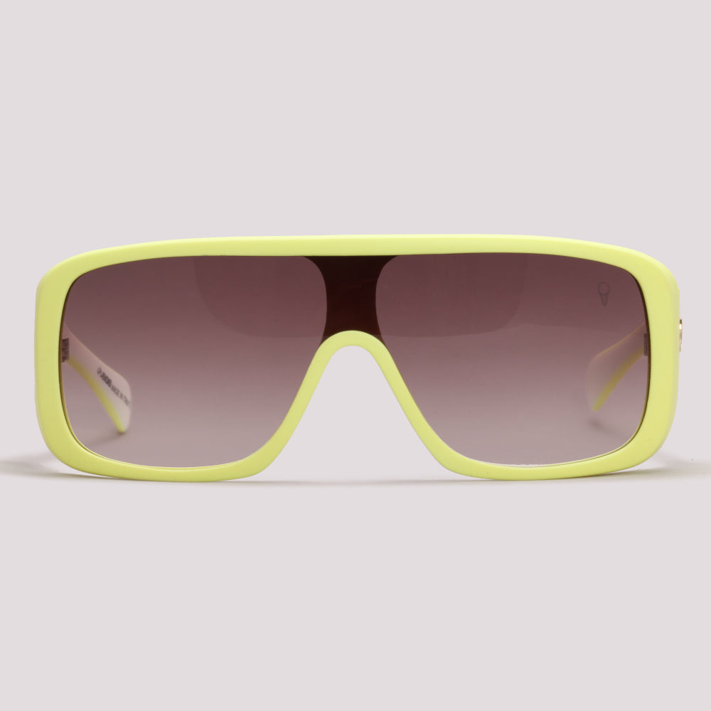 Óculos de Sol Evoke Amplifier Ice Cream - Yellow White Matte/ Brown Degradê