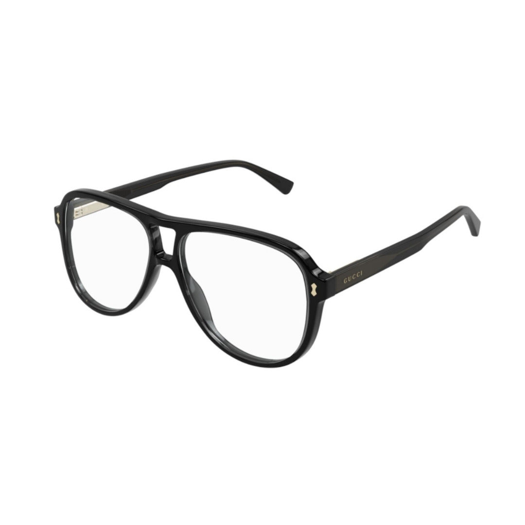 Gucci GG1044O 001 Preto Brilho - Grau - 57 mm