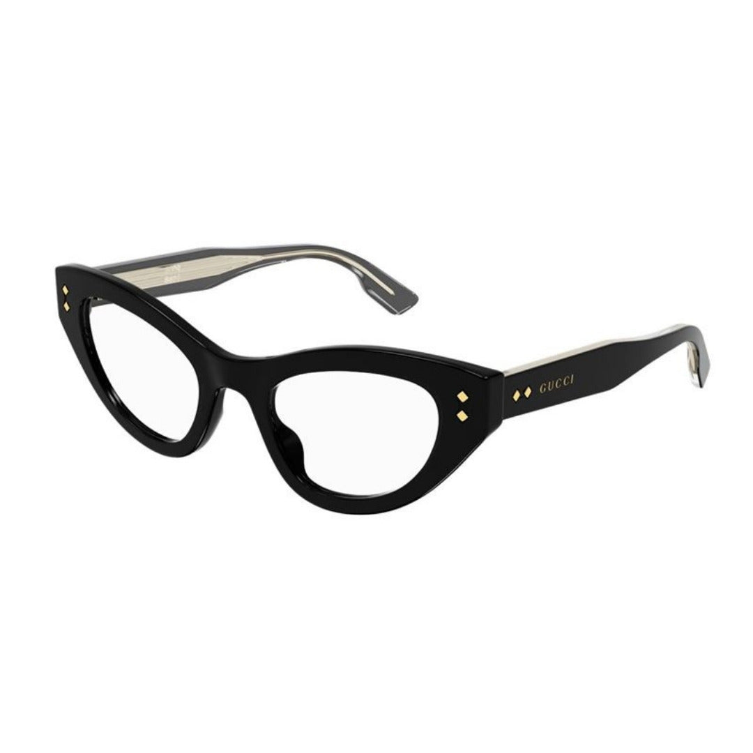 Gucci GG1083O 001 Preto Brilho - Grau - 49 mm