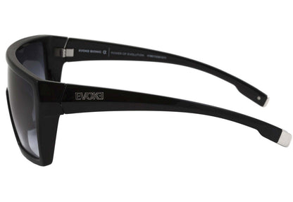 Evoke Bionic Alfa A14 Matte Black Temple Shine Gray Degradê  - Lente 13,5 cm  - Sol