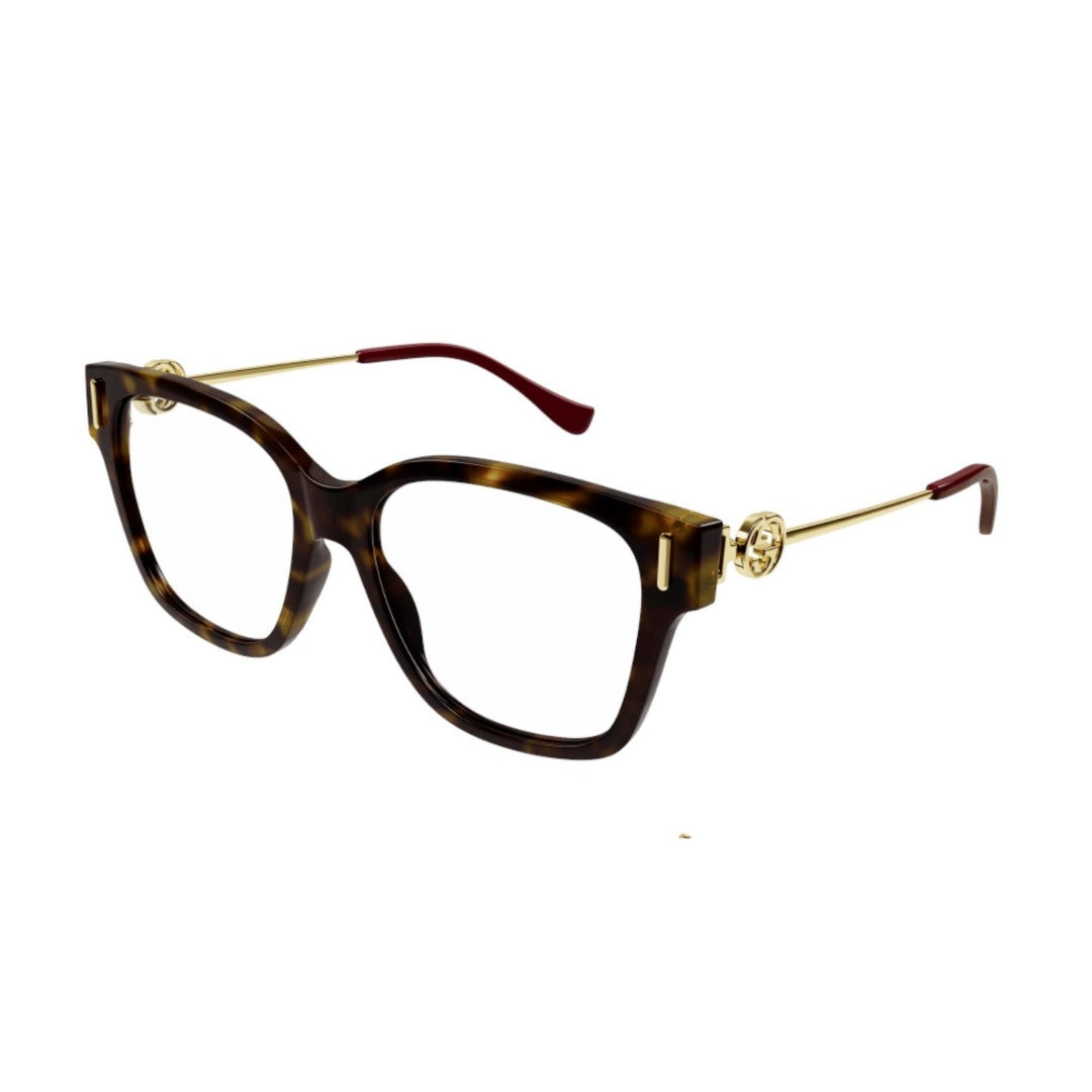 Gucci GG1204O 002 Marrom Mesclado - Grau - 55 mm